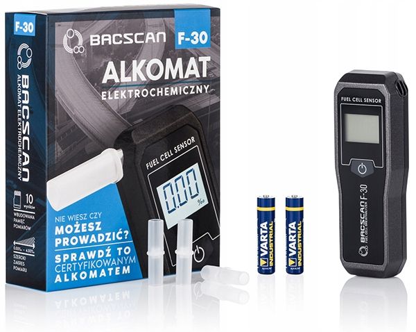 Alkomat elektrochemiczny BACscan F-30 zdjęcie 13