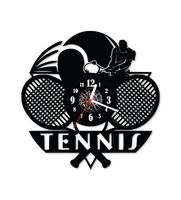 Zegar ścienny z płyty winylowejTenis 60.13