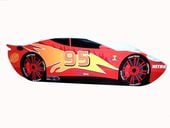 Łóżko wyścigówka ZIGI samochód 140x70 + MATERAC