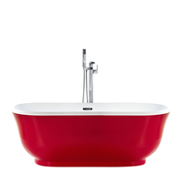 Wanna wolnostojąca czerwona TESORO