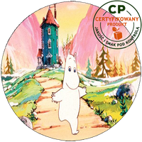 Opłatek waflowy na tort - Muminki