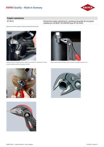 szczypce do rur cobra  z wydłużoną szcęką 250mm - kn 87 51 250 na Arena.pl