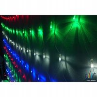 Siatka kurtyna 3.0X2.4M 160 multicolor lampek led