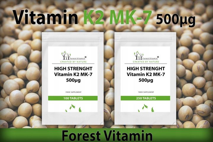 FOREST WITAMINA K2 MK-7 500mcg 100 tab NATURALNA zdjęcie 12