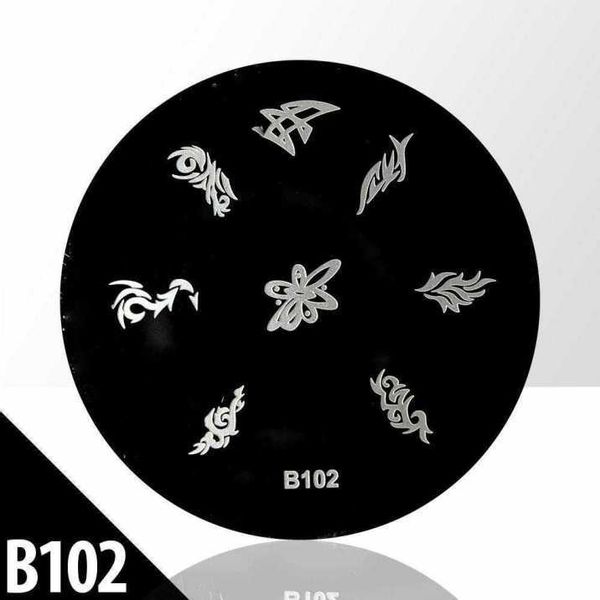 PŁYTKA DO PAZNOKCI B102 zdjęcie 1