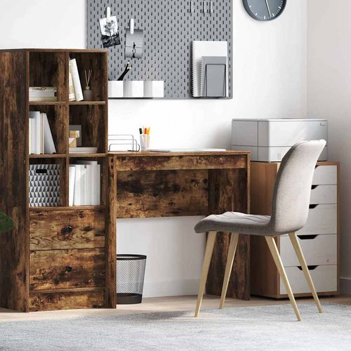 Biurko Wędzony dąb 80 x 40 x 76 cm Materiał drewnopochodny na Arena.pl