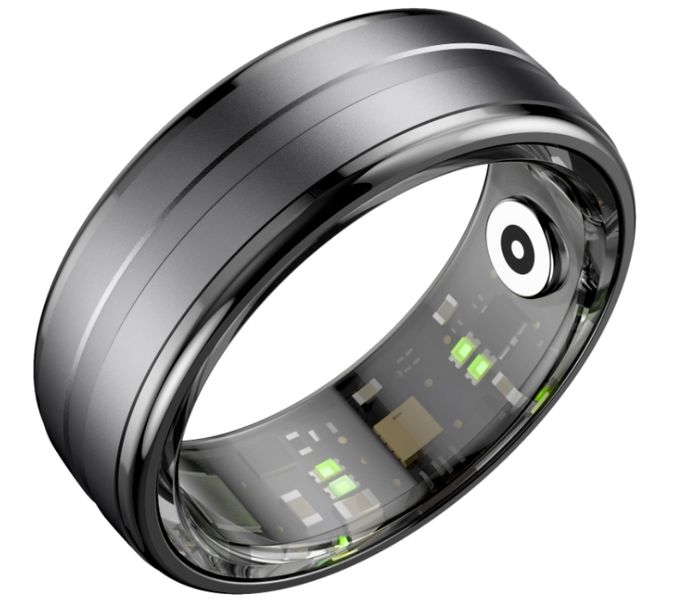 smart ring rubicon r6 deep grey size-9(us) smarub323 zdjęcie 1