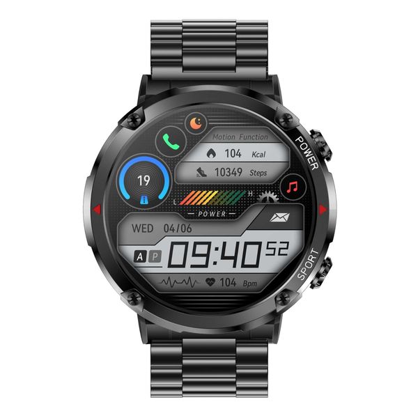Smartwatch Gravity GT21-1+ Czarny Pasek Silikonowy zdjęcie 4