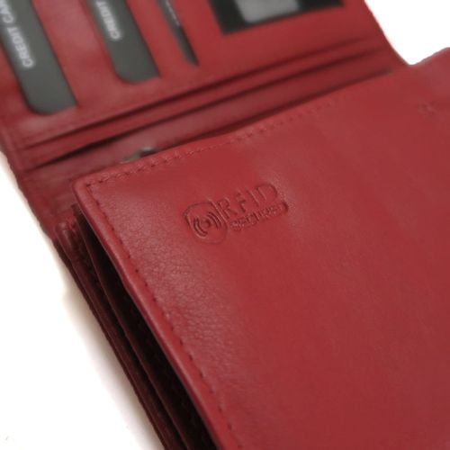 Damski portfel MATTE - czerwony na Arena.pl