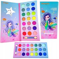 ZESTAW KOSMETYKÓW DLA DZIECI MALOWIDŁA MAKEUP KOLORY DO MALOWANIA CIENIE
