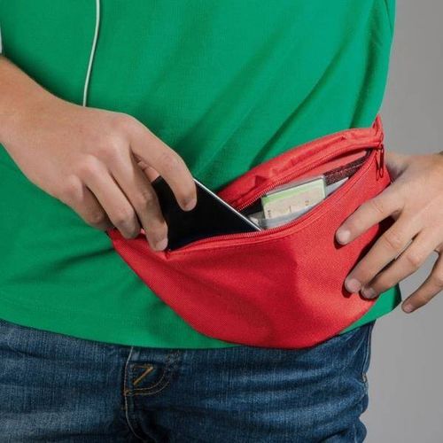 Saszetka na pas CARAVELAS Czerwona na Arena.pl