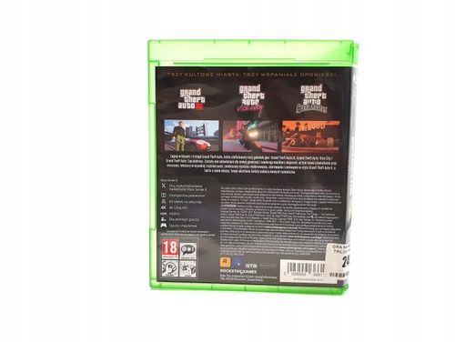 GTA Grand Theft Auto The Trilogy Definitive Xbox na Arena.pl
