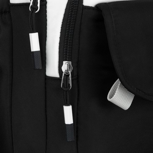 młodzieżowy plecak szkolny z poliestru w czarnym kolorze z przegrodą na Arena.pl