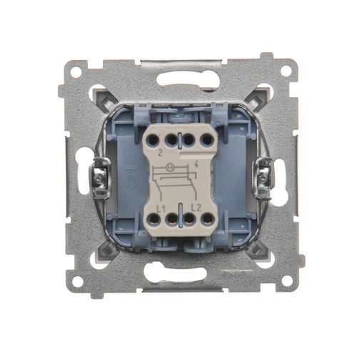 Simon54 Łącznik krzyżowy z podświetleniem LED DW7L.01/43 srebrny na Arena.pl