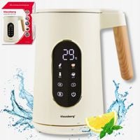 CZAJNIK ELEKTRYCZNY bezprzewodowy szklany podświetlany 1,7 l mocny 2200 w