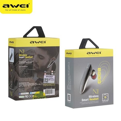 AWEI słuchawka Bluetooth N1 szary/grey na Arena.pl