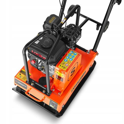 ZAGĘSZCZARKA gruntu UBIJAK 90kg koła + mata + silnik LONCIN 6,5KM siła 18kN na Arena.pl