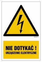 Nie Dotykać Urządzenie Elektryczne