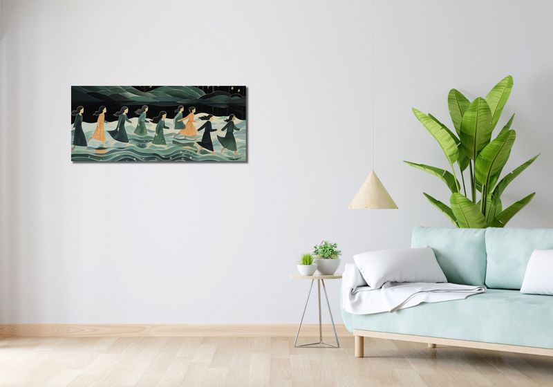 Obraz 100x40cm Nocna Procesja zdjęcie 2