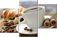 60 90CM OBRAZ 3 ELEM ROMANTYCZNE ŚNIADANIE ŚCIENNY DRUK PŁÓTNO