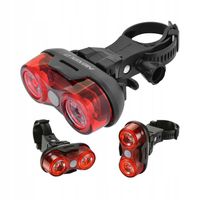Lampa rowerowa tylna lampka do roweru tył lampki rowerowe LED + baterie