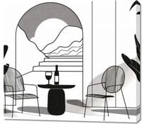 Obraz 100x90cm Relaks w Monochromie