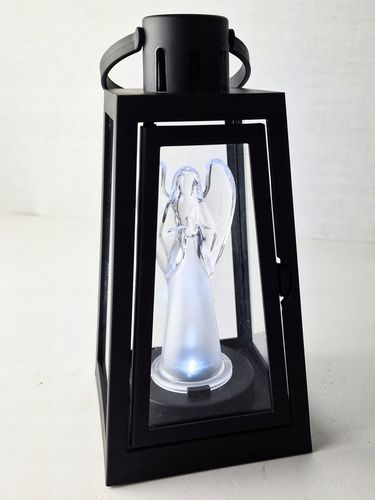 LATARENKA LED DEKORACYJNA LAMPION ANIOŁEK LATARNIA Z ANIOŁEM OZDOBNA na Arena.pl