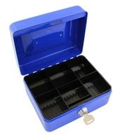 METALOWA KASETKA NA PIENIĄDZE SEJF KLUCZE