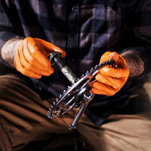 Rękawice Nitrylowe Mercator GOGRIP ORANGE Pomarańczowe 50 sztuk XL na Arena.pl