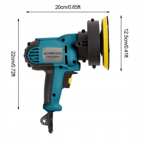 Profesjonalna POLERKA SAMOCHODOWA Z REGULACJĄ OBROTÓW + 28x AKCESORIÓW na Arena.pl