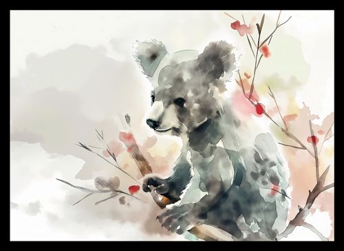 Plakat 35x25cm Akwarelowa Koala na Arena.pl