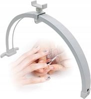 LAMPA KOSMETYCZNA LED ŁUKOWA BIAŁA 36W Z UCHWYTEM NA TELEFON BEZCIENIOWA XL