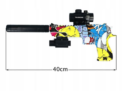 PISTOLET NA KULKI ŻELOWE KARABIN AUTOMATYCZNY AUTOMAT AKUMULATOR ŁADOWARKA na Arena.pl