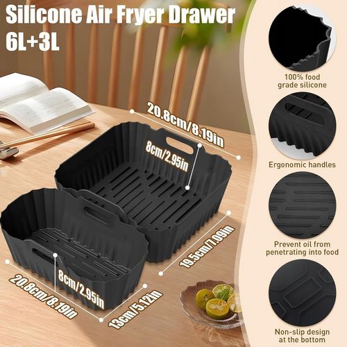 XL ZESTAW AKCESORIÓW DO FRYTKOWNICY AIR FRYER PHILIPS 3000/5000 – 19 CZĘŚCI na Arena.pl