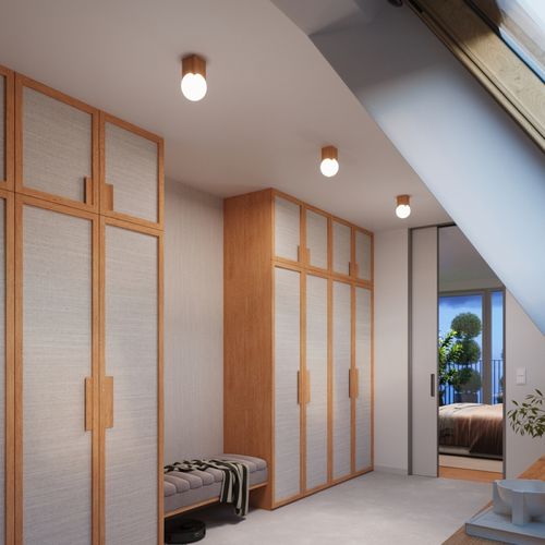 Plafon SOLIS naturalne drewno na Arena.pl