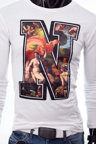 Longsleeve Męski 7338 Biały L na Arena.pl