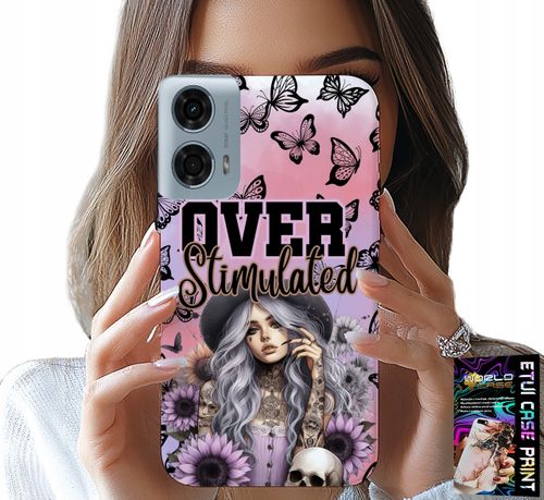 ETUI DO MOTOROLA G34 5G - OVER STIMULATED, NASTOLETNIE WZORY, CASE na Arena.pl