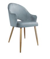 Krzesło Velvet noga złota BL06
