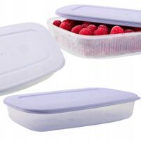 PLASTIKOWY POJEMNIK Z POKRYWKĄ DO PRZECHOWYWANIA ZAMRAŻANIA ŻYWNOŚCI 0,95L