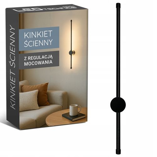 Kinkiet ścienny 60cm wewnętrzny 14W LED CCD nad lustro obraz na Arena.pl