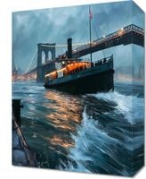 Obraz 30x40cm Stary Parowiec