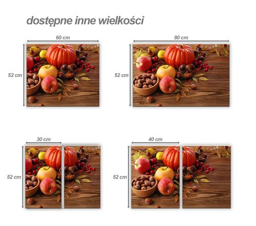 SZKLANA DESKA NA KUCHENKĘ 60x52 016A DYNIA na Arena.pl