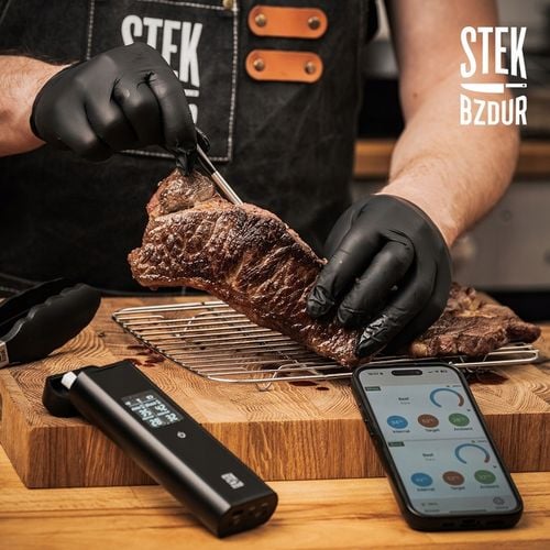 2x Bezprzewodowy Termometr Kuchenny Cyfrowy do Mięsa Steków STEK BZDUR na Arena.pl