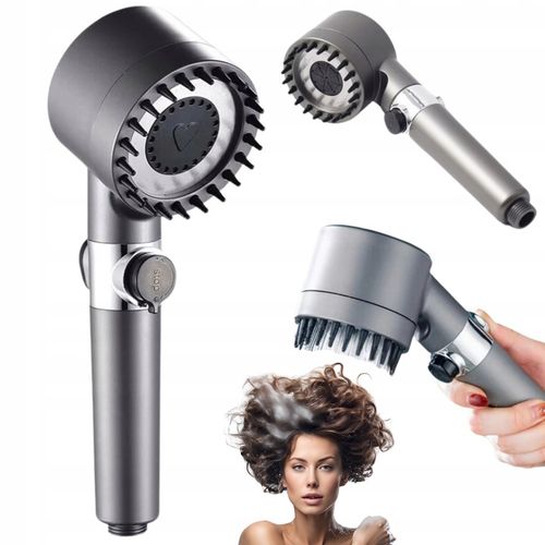 SŁUCHAWKA PRYSZNICOWA WYSOKOCIŚNIENIOWA OSZCZĘDNA Z MASAŻEREM NAPOWIETRZAJĄ na Arena.pl