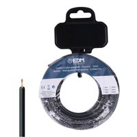 Kabel Elektryczny Jednożyłowy EDM 28579 Czarny 15 m h07z1-k