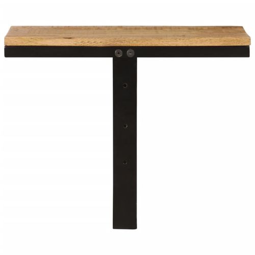 Półka ścienna, 40x30x32 cm, lite drewno mango i żelazo na Arena.pl