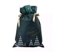 WOREK NA PREZENTY mikołaja ŚWIĄTECZNY TORBA PREZENTOWA OPAKOWANIE CZERWONY