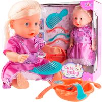 LALKA Z AKCESORIAMI INTERAKTYWNA MÓWI ŚMIEJE SIĘ