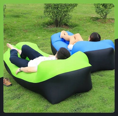 LAZY BAG Air Sofa DMUCHANA Leżak Materac Fotel Materiał Ripstop ZAGŁÓWEK na Arena.pl