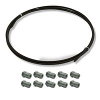 Rurka stalowa na przewody hamulcowe krążek 5mb + 10szt końcówek M10x1